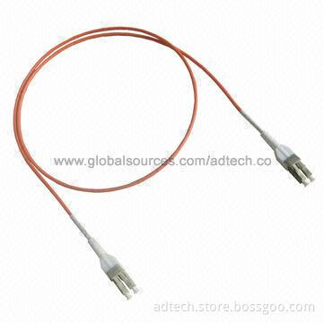 LC Unit Boot Fiber-optic Patch Cable, 2-core, 62.5/125um, 3.0mm, 1M